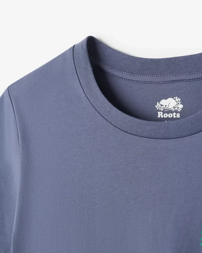 Womens Roots Spring Stamp T-Shirt Womens Roots Spring Stamp T-Shirt