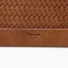Zip Around Clutch Woven